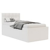 Rawson &amp; Co Amalfi Faux Leather King Single Bed with Trundle
