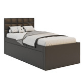 Rawson &amp; Co Amalfi Faux Leather King Single Bed with Trundle