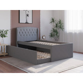 Rawson &amp; Co Jordanov Upholstered King Single Bed with Trundle