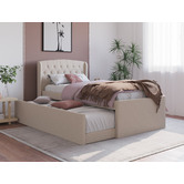 Rawson &amp; Co Jordanov Upholstered King Single Bed with Trundle