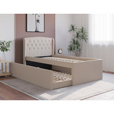 Rawson &amp; Co Jordanov Upholstered King Single Bed with Trundle