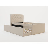 Rawson &amp; Co Jordanov Upholstered King Single Bed with Trundle