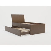 Rawson &amp; Co Vivian King Single Faux Leather Trundle Bed