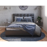 Rawson &amp; Co Paris Faux Leather Bed Frame