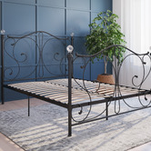 Rawson &amp; Co Black Classic Sophie Metal Bed Frame