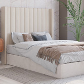 Rawson &amp; Co Natural Modern Classic Jacob Fabric Bedhead