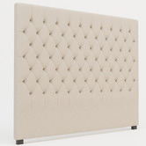 Rawson &amp; Co Natural Modern Classic Mansory Fabric Bedhead