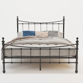 Rawson &amp; Co Black Modern Classic Julia Steel Bed Frame