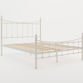 Rawson &amp; Co White Modern Classic Julia Steel Bed Frame