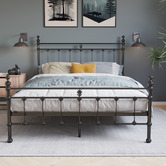 Rawson &amp; Co Black Elizabeth Steel Bed Frame