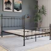 Rawson &amp; Co Black Elizabeth Steel Bed Frame