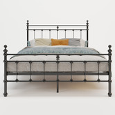 Rawson &amp; Co Black Elizabeth Steel Bed Frame