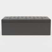 Rawson &amp; Co Oxford Faux Leather Storage Ottoman Bench