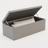 Rawson &amp; Co Selina Velvet Storage Ottoman Bench