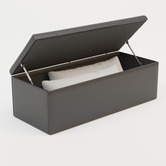 Rawson &amp; Co Chester Faux Leather Storage Ottoman