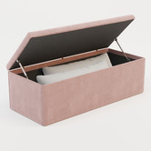 Rawson &amp; Co Selina Velvet Storage Ottoman Bench
