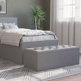 Rawson &amp; Co Selina Velvet Storage Ottoman Bench
