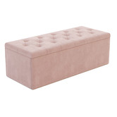 Rawson &amp; Co Selina Velvet Storage Ottoman Bench