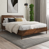 Rawson &amp; Co Walnut Versam Wooden Bed Frame