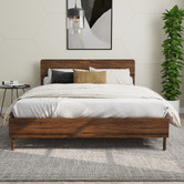 Rawson &amp; Co Walnut Versam Wooden Bed Frame