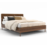 Rawson &amp; Co Walnut Versam Wooden Bed Frame
