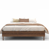 Rawson &amp; Co Walnut Versam Wooden Bed Base