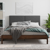 Rawson &amp; Co Charcoal Trolig Wooden Bed Frame