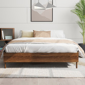 Rawson &amp; Co Walnut Versam Wooden Bed Base