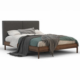 Rawson &amp; Co Charcoal Trolig Wooden Bed Frame
