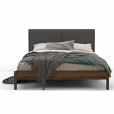 Rawson &amp; Co Charcoal Trolig Wooden Bed Frame