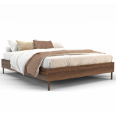 Rawson &amp; Co Walnut Versam Wooden Bed Base