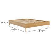 Rawson &amp; Co Natural Ulsberg Wooden Bed Base