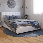 Rawson &amp; Co Paris Faux Leather Bed Frame