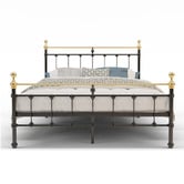 Rawson &amp; Co Black &amp; Gold Elizabeth Steel Bed Frame