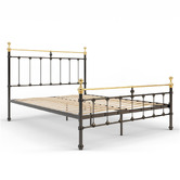 Rawson &amp; Co Black &amp; Gold Elizabeth Steel Bed Frame
