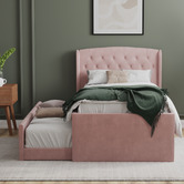 Rawson &amp; Co Jordanov Upholstered King Single Bed with Trundle