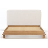 Rawson &amp; Co White Whinna Boucle Bed Frame