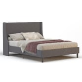 Rawson &amp; Co Grey Giarid Upholstered Bed Frame