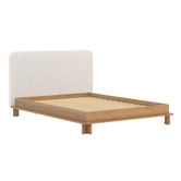 Rawson &amp; Co White Whinna Boucle Bed Frame