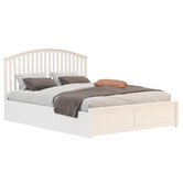Rawson &amp; Co White Yebes Pine Wood Gas Lift Storage Bed