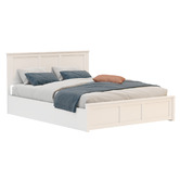 Rawson &amp; Co White Remolar Pine Wood Gas Lift Storage Bed
