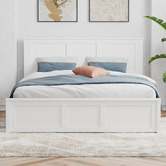 Rawson &amp; Co Kiara Pine Wood Gas Lift Storage Bed Frame