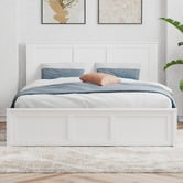 Rawson &amp; Co Kiara Pine Wood Gas Lift Storage Bed Frame
