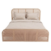 Rawson &amp; Co Palicosta Pine Wood Gas Lift Storage Bed Frame
