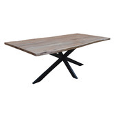 Legacy Furniture Appleton Acacia Wood &amp; Metal Dining Table