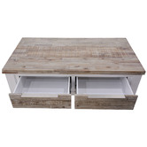 Legacy Furniture Atherton 2 Drawer Acacia Wood Coffee Table