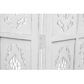 Legacy Furniture White Jali 4 Panel Room Divider
