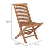 Legacy Furniture 6 Seater Tonette Teak Wood Outdoor Dining Set