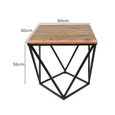 Legacy Furniture Jensen Acacia Wood Side Table