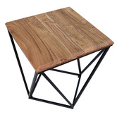 Legacy Furniture Jensen Acacia Wood Side Table